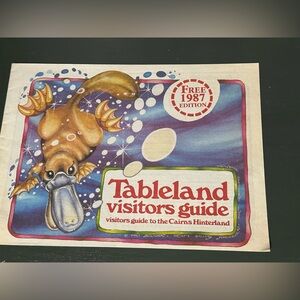 Vintage 1987 Australian Platypuses Tableland Visitor's Guide Magazine